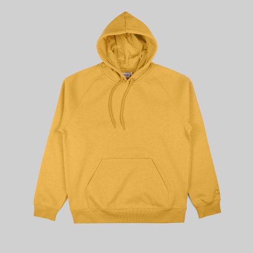 Толстовка мужская Carhartt WIP Hooded Chase Sweatshirt артикул:I033661_sunray - купить в магазине Дайс