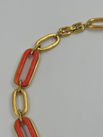 Колье с оранжевым пластиком Givenchy