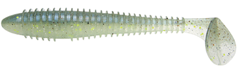 Приманка силиконовая Keitech Swing Impact FAT 4.3" #101S Green Pumpkin PP.