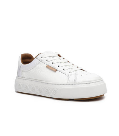 Кожаные кроссовки TORY BURCH - белый(143067)