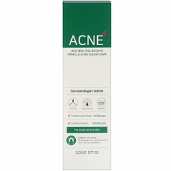 Some By Mi очищающая пенка AHA-BHA-PHA 30 days miracle acne, 100 мл, 120 г