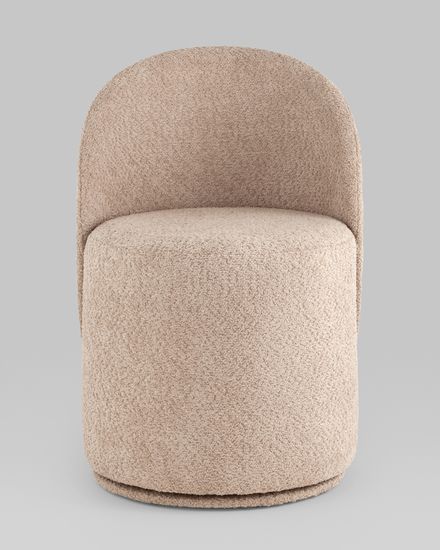 Пуф Loreen вращающийся букле капучино