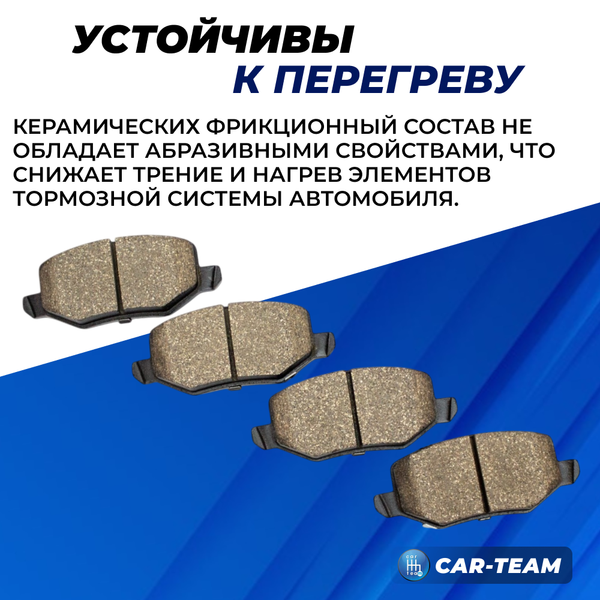 Колодки тормозные задние (керамические) Haval Jolion 2WD, Great Wall (арт. ZCP-1288)