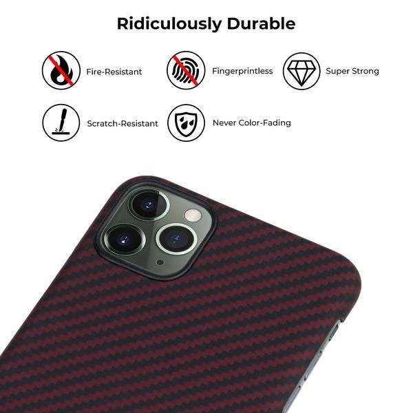 Чехол Pitaka MagEZ Case для Apple iPhone 11 Pro (Black/Red Twill)