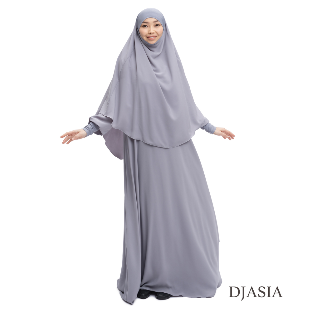 SET: DRESS WITH KHIMAR FROM MEDINA SILK (One size)