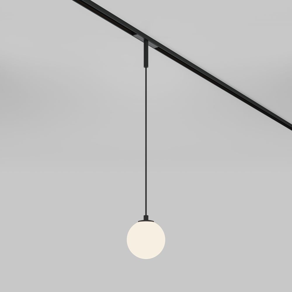 Трековый магнитный светодиодный светильник Maytoni Basity Luna TR178-1-5WTW-B