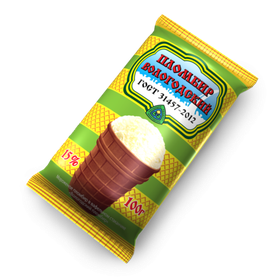 Стаканчик Вологодский пломбир 100 гр.