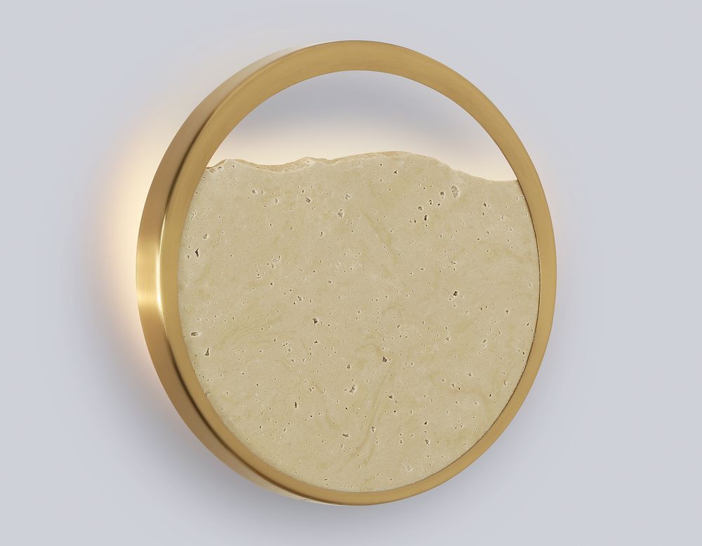 Ambrella Настенный светодиодный светильник из травертина Ceramo Modern LH53606