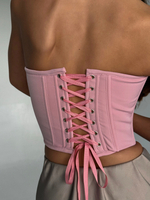 Корсет розовая пудра