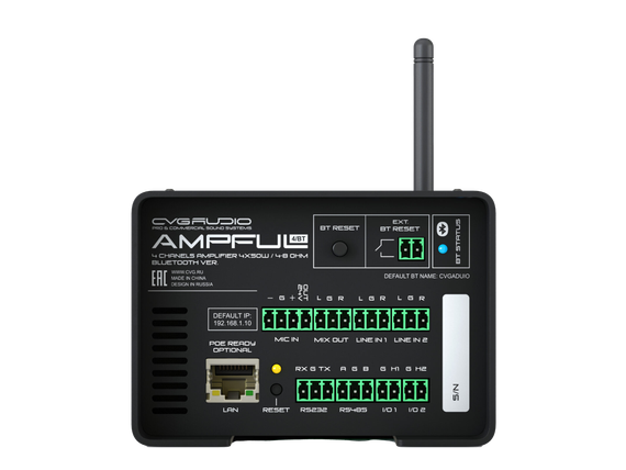CVGAUDIO AMPFUL-4/BT профессиональный 4-х канальный усилитель