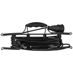 Удлинитель силовой ЭРА GREEN LINE FR-10-10m Greenline на рамке 1 розетка без заземления 10м ПВС 2x1мм2 | Силовые удлинители