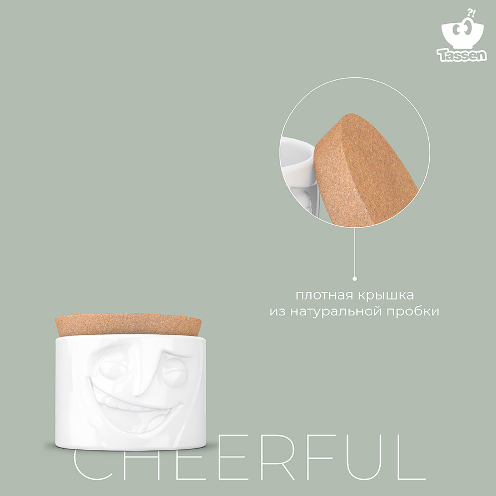 Емкость для хранения tassen cheerful, 900 мл, белая