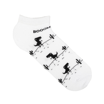Носки короткие "Динозавры" (бел.)