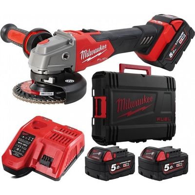 УШМ Milwaukee M18 FSAG125XB-502X FUEL аккумуляторная