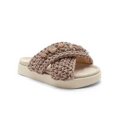 Шлепанцы INUIKII - бежевый(70104-106)