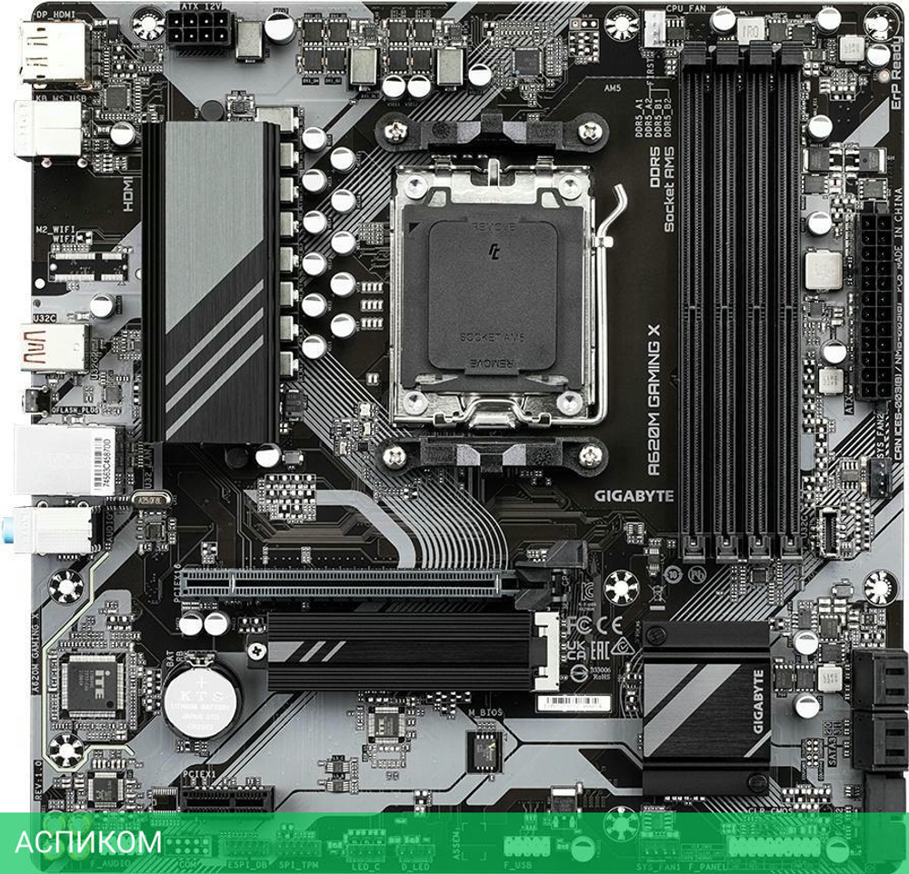 Материнская плата GigaByte A620M Gaming X DDR5 rev. 1.0