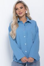 Рубашка Оксфорд (голубая) Б11253 LT Collection