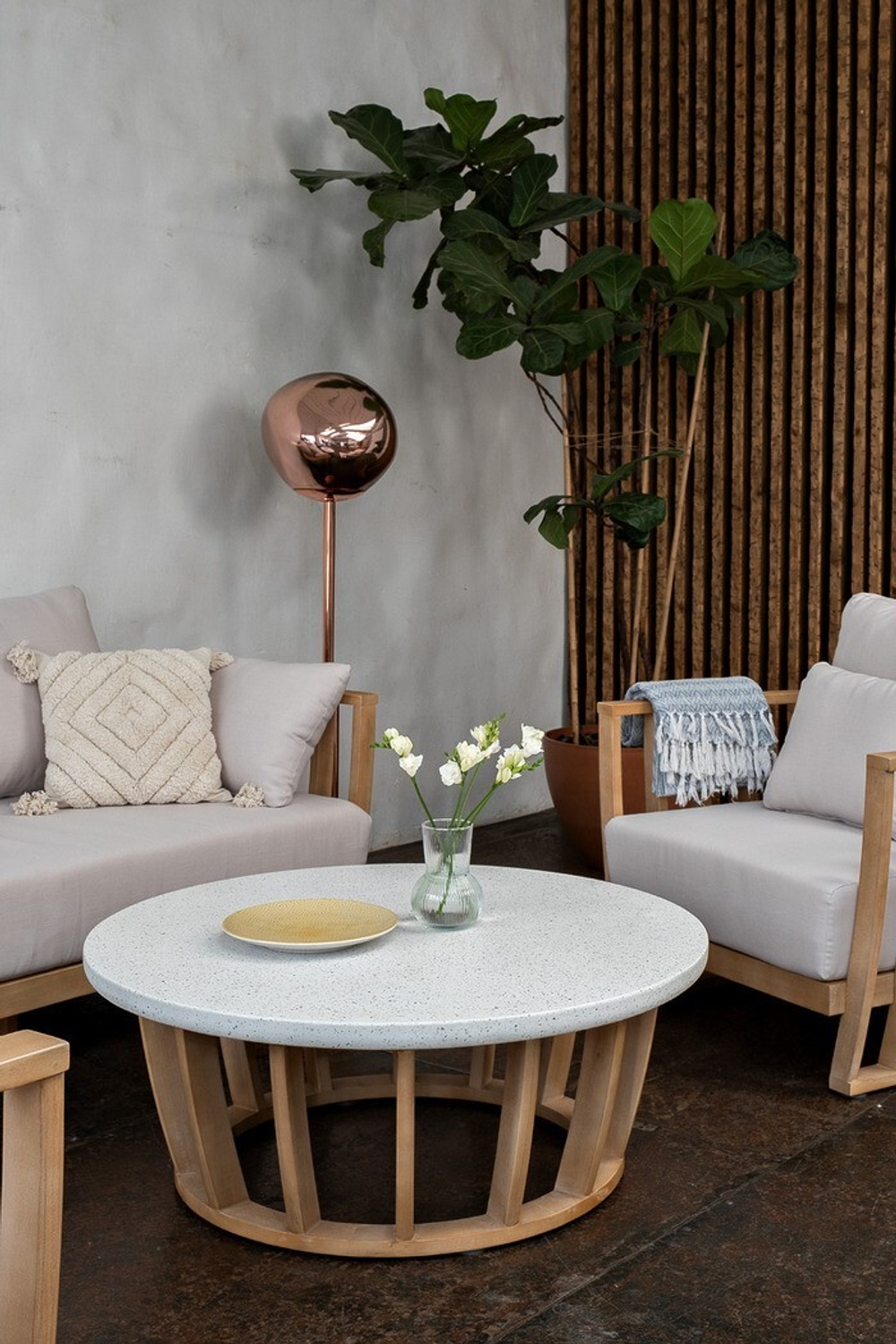 Диванная группа из акации WOODLAND