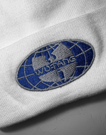 Шапка Wu-Tang Forever white с подворотом