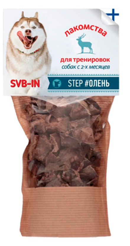 Лакомство SVB-IN "Step" для собак, легкое оленя, 50 гр