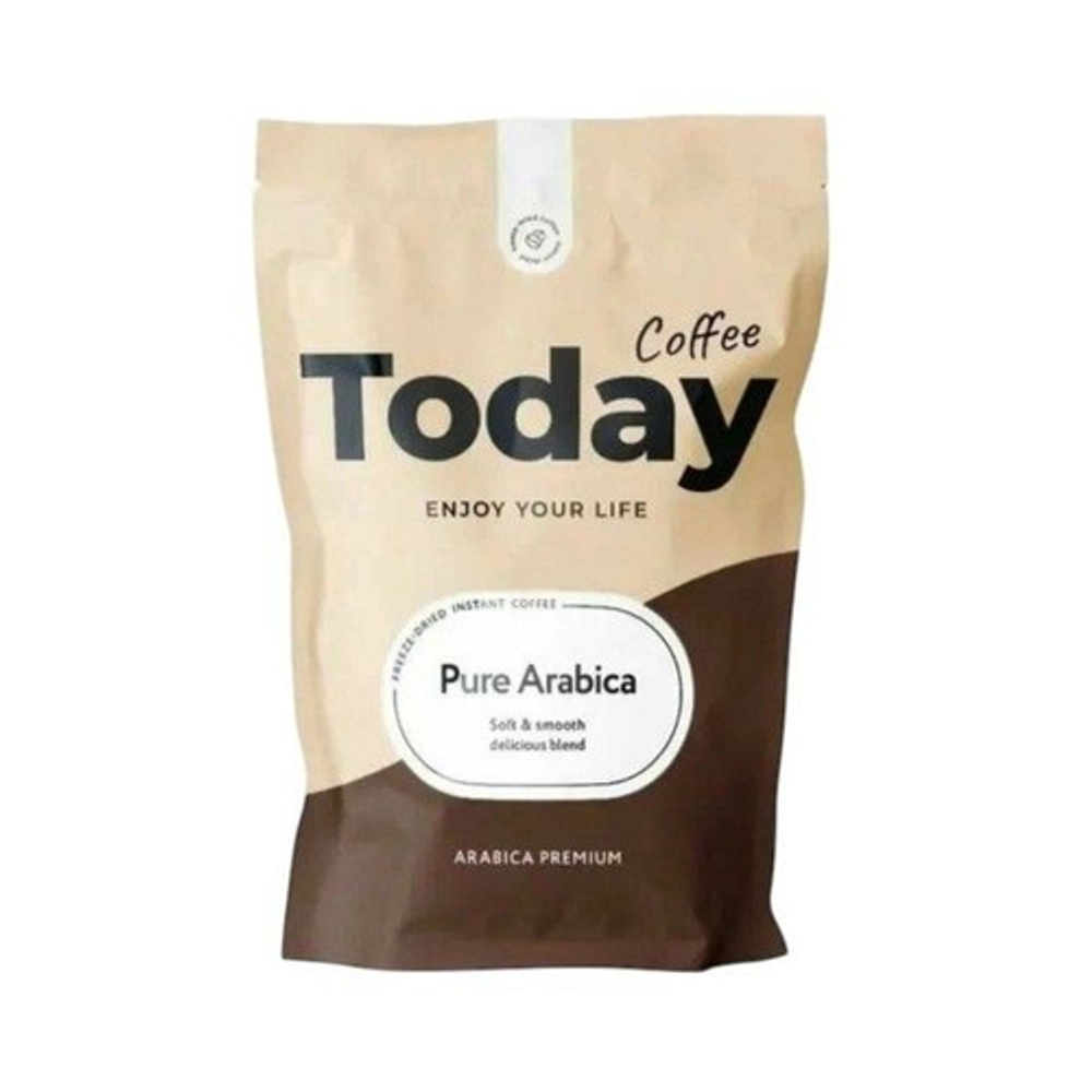 Кофе растворимый Today Pure Arabica пакет 75 г.