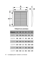 Решетка 350*350 3535РРН вентиляционная наружная, разъемная 350х350, ASA-пластик ERA