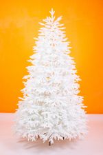 Искусственная ель «Изумрудная Белая» (Литая хвоя) 270 см / 2,7 м