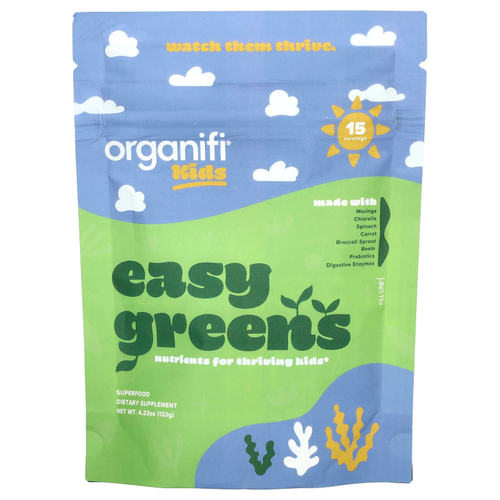Organifi, Kids, Easy Greens, 120 г (4,23 унции)