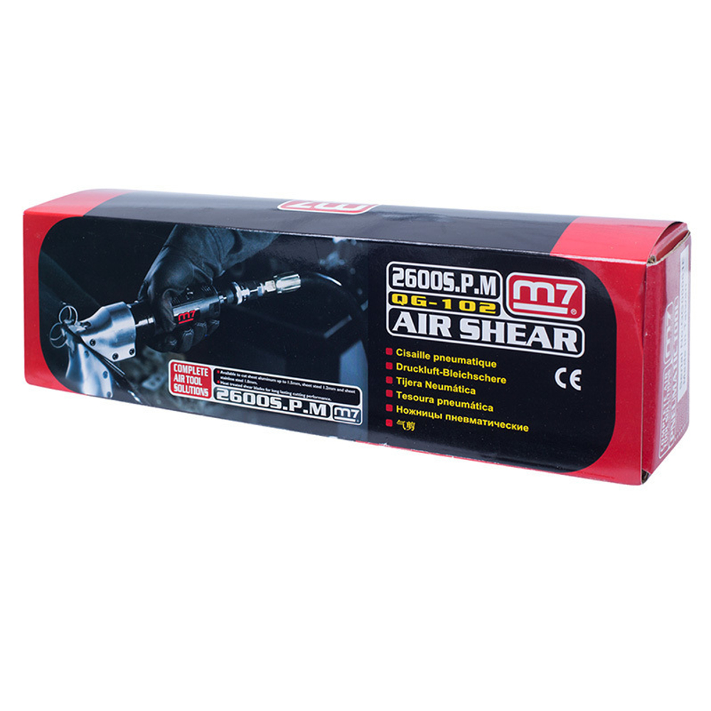 MIGHTY SEVEN (QG-102) Пневмоножницы 2600 ход/мин, сталь до 1,2 мм