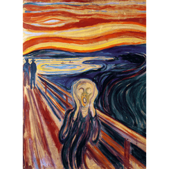 Pazl / Пазлы / Puzzles - "200 Wooden Puzzles" - The Scream - Edvard Munch
