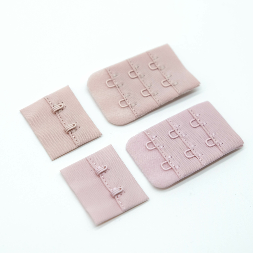 Застежка на крючки и петли (2 ряда), ПУДРА