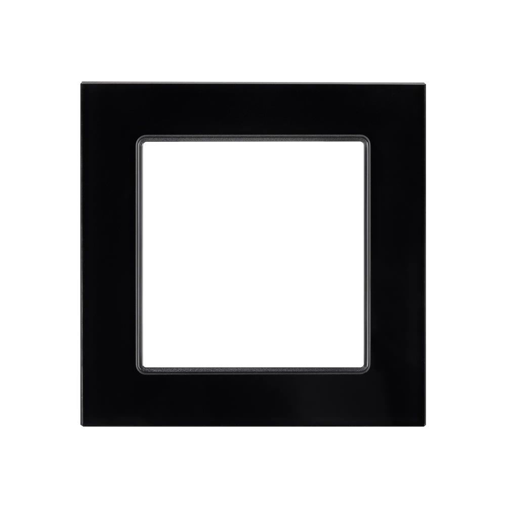 Рамка стеклянная FRM-GLARE-GS-1-BK (Arlight, -) 043787