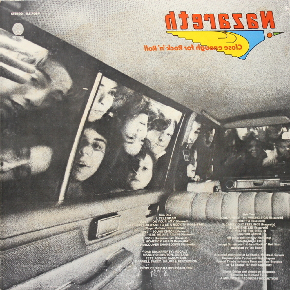 Nazareth / Close Enough For Rock 'N' Roll (LP)