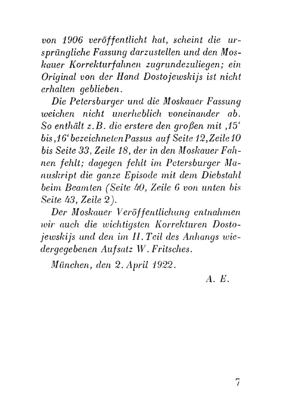 Die Beichte Stawrogins; drei unveröffentlichte Kapitel aus dem Roman "Die Teufel". Zum erstenmal ins Deutsche übertragen und hrsg. von Alexander Eliasberg | Фёдор Михайлович Достоевский