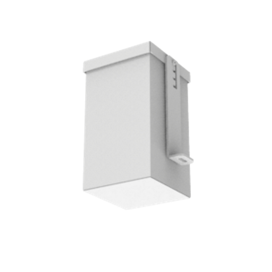 Светильник LED DL-Grill для потолка Грильято 100х100мм 12Вт 4000 K 90х90х160мм IP54 RAL9003 белый муар VARTON