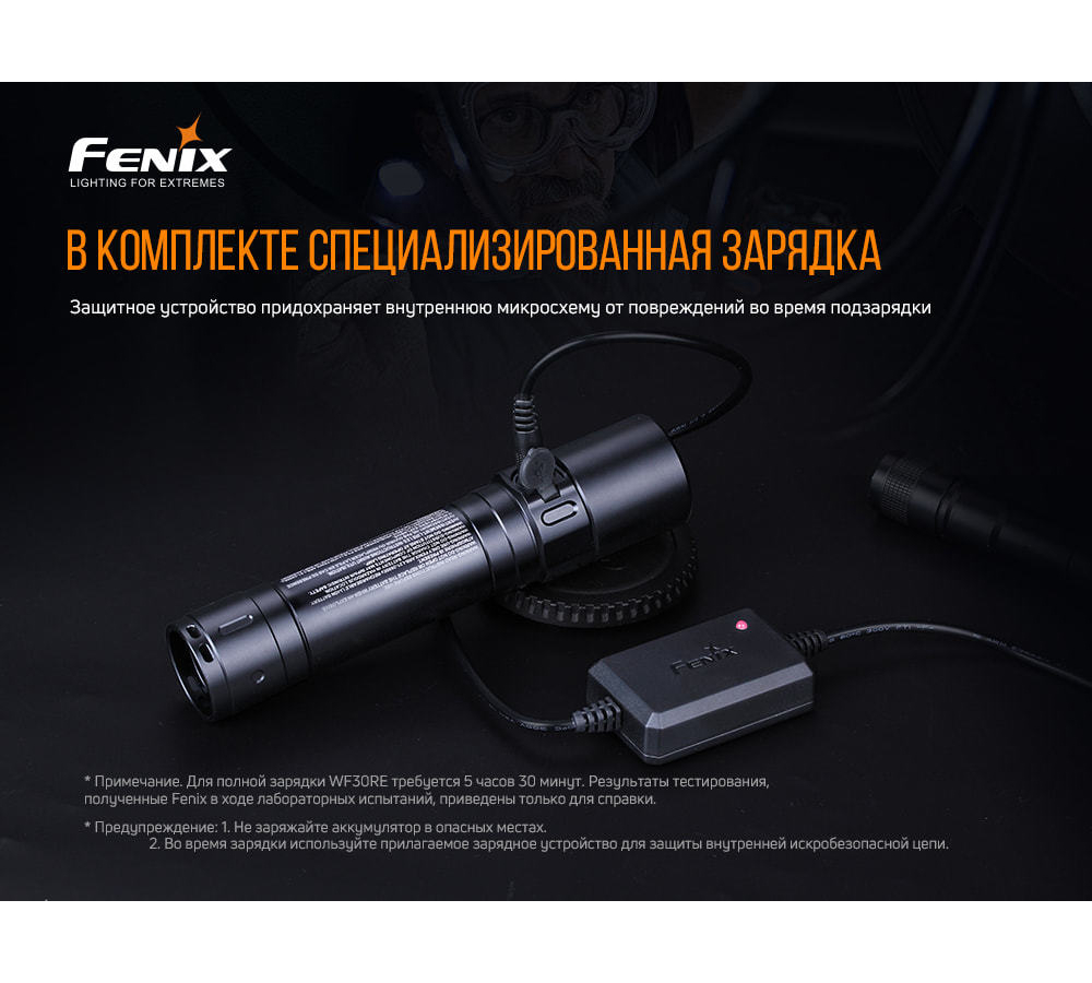 Фонарь Fenix WF30RE