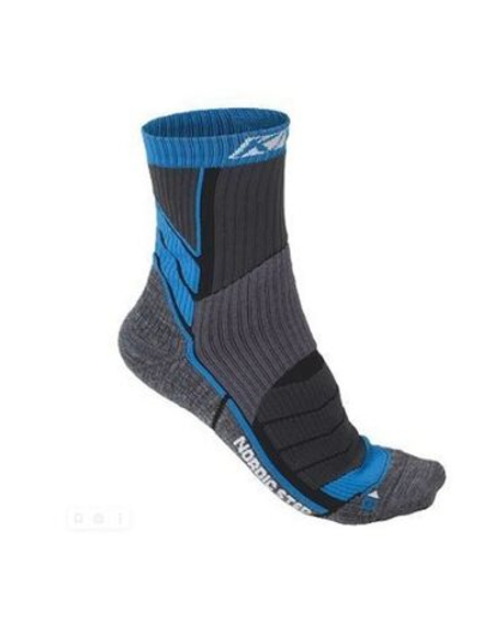 Носки KV+ NORDIC STEP 43-46 (1 черный/серый/голубой)