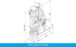 Магнитный сверлильный станок BDS MAB-1300