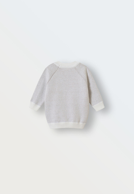 Джемпер вязаный oversize гусь