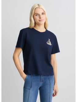 Футболка женская T-Shirt Ricamata LIU JO