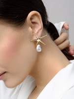 Серьги "Star Pearl" Gold