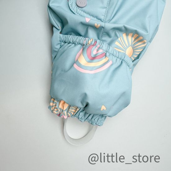 Комбинезон демисезонный "Солнце и луна" голубая дымка