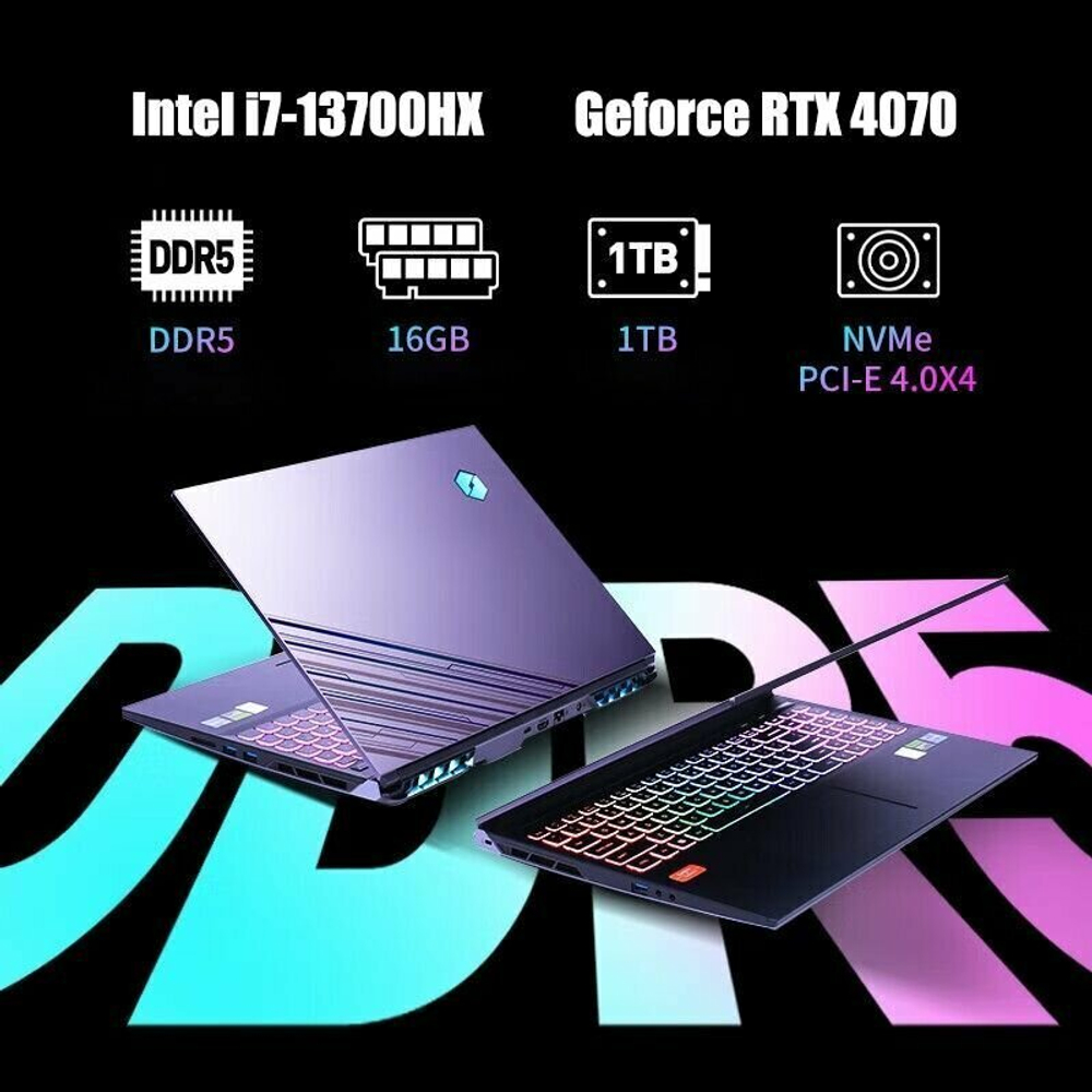Игровой ноутбук Mechrevo KS-16PRO Super RTX 4070 240Hz i7-13700HX 16+512GBSSD