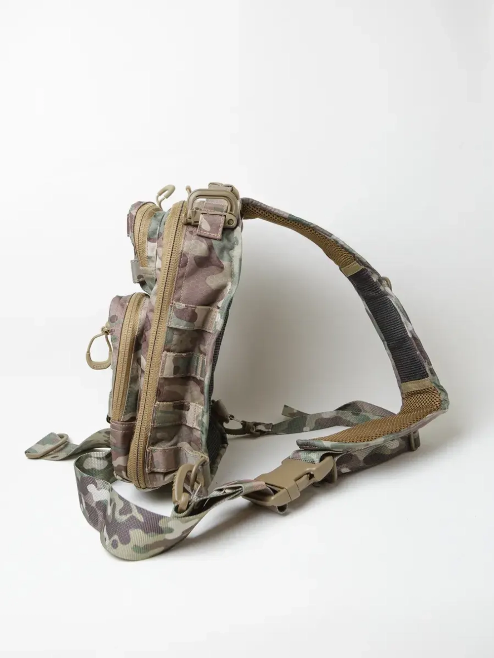 Тактический Рюкзак-сумка GONGTEX однолямочный Мультикам