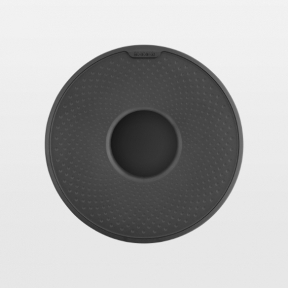 Корзина для белья 60л Brabantia с пластиковой крышкой матовая сталь Бельгия крышка