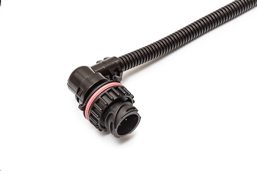 Разъем байонет СЦБ-78 с угловым адаптером для фар /Mers,КАМ., МАЗ, ЗИЛ, ПАЗ, КРАЗ, УРАЛ/ с 7-ю проводами в гофре (CARGEN)