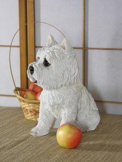 Hotant Статуэтка собаки породы ВестХайлэнд