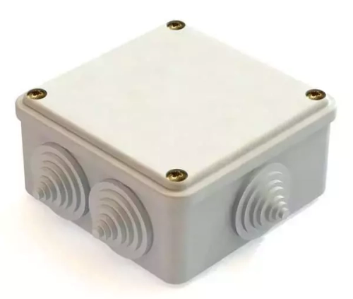 Коробка распаячная, наружная, белая 100х100х45мм IP44 GREENEL 41231-01