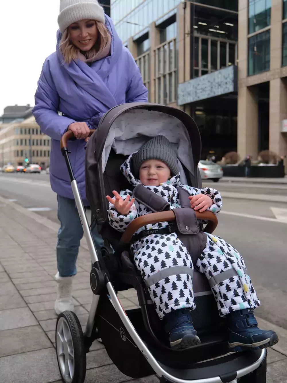 Коляска детская "FLEX" (3в1) RA071 Moon Grey