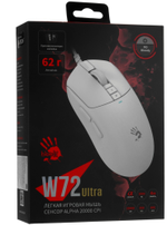 Мышь A4Tech W72 Ultra белый